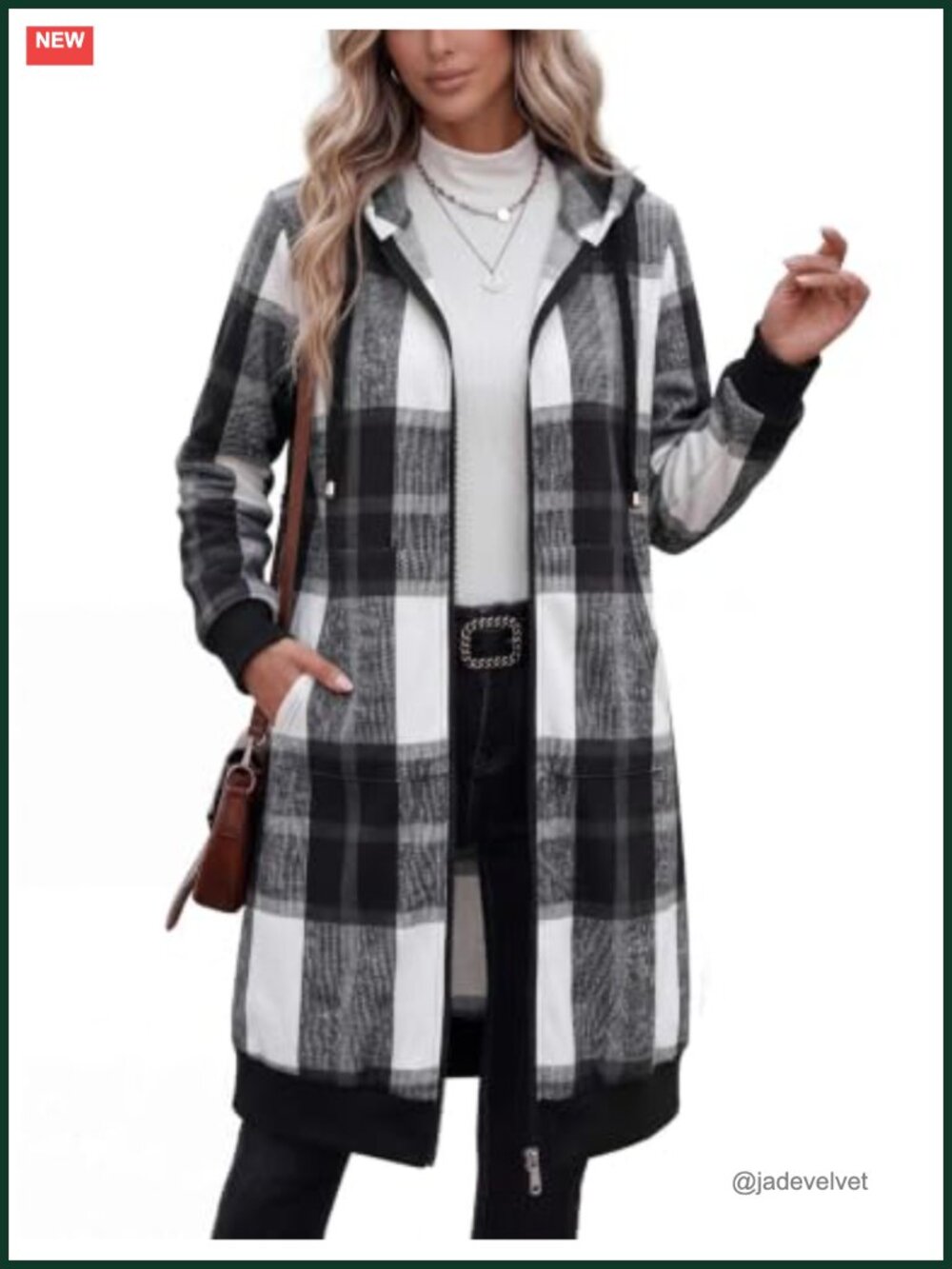Women's Fleece Zip Up Hoodie Oversized Long Duster Jacket